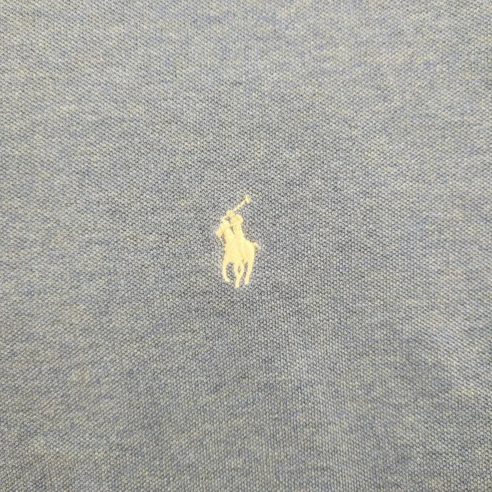 Polo Ralph Lauren Polo Shirt 4XLT Blue Heathered‎ Cotton Pique Mens